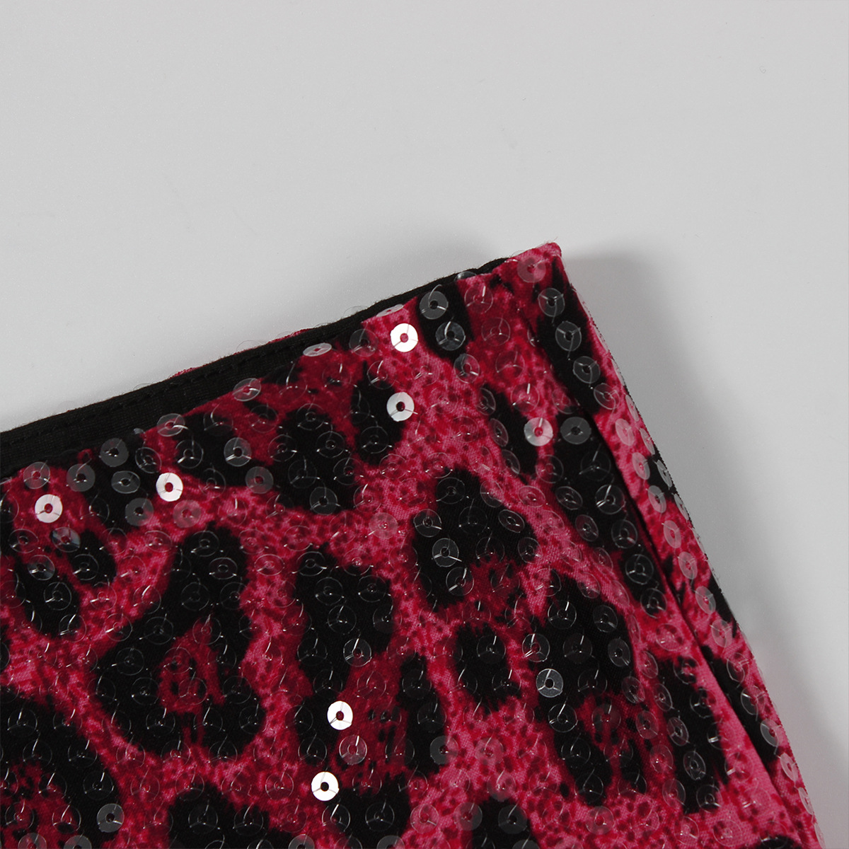 Autumn Leopard Print Wild Sexy Slim Short Sleeveless Vest Top Shorts Set