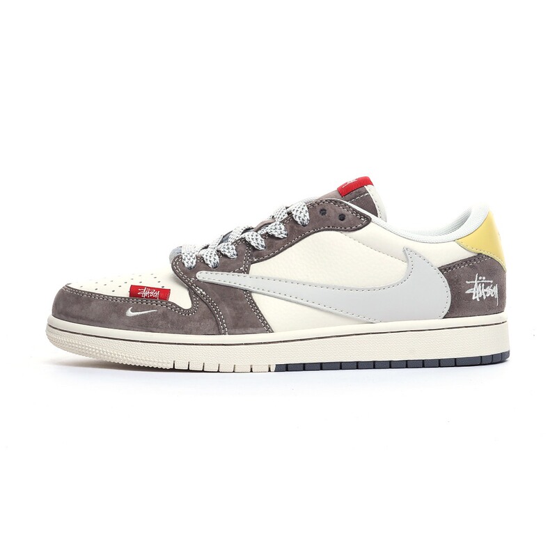 莆田鞋 纯原版本 aj1底帮 海外款联名款全头层皮男女休闲运动鞋|undefined