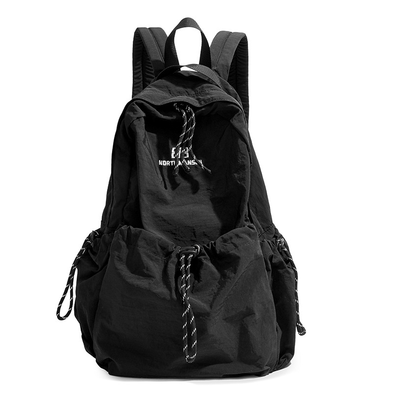 Mochila coreana de cordón, mochila de nicho, mochila de ocio, bolsas escolares universales para estudiantes universitarios, hombres y mujeres.