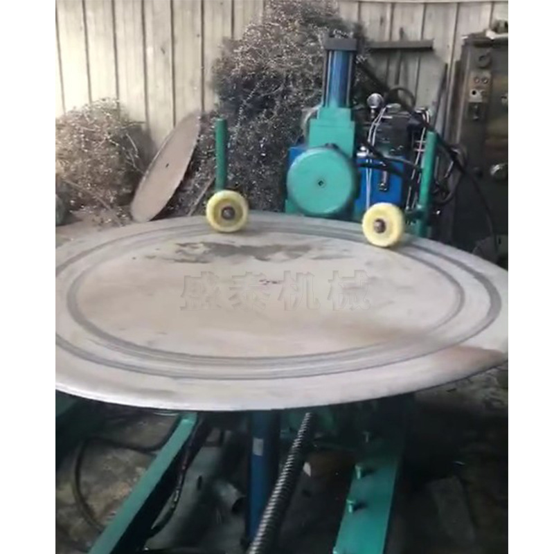 台式封头平底旋边机  锥底旋边机 封头旋边机 异形封头修边设备