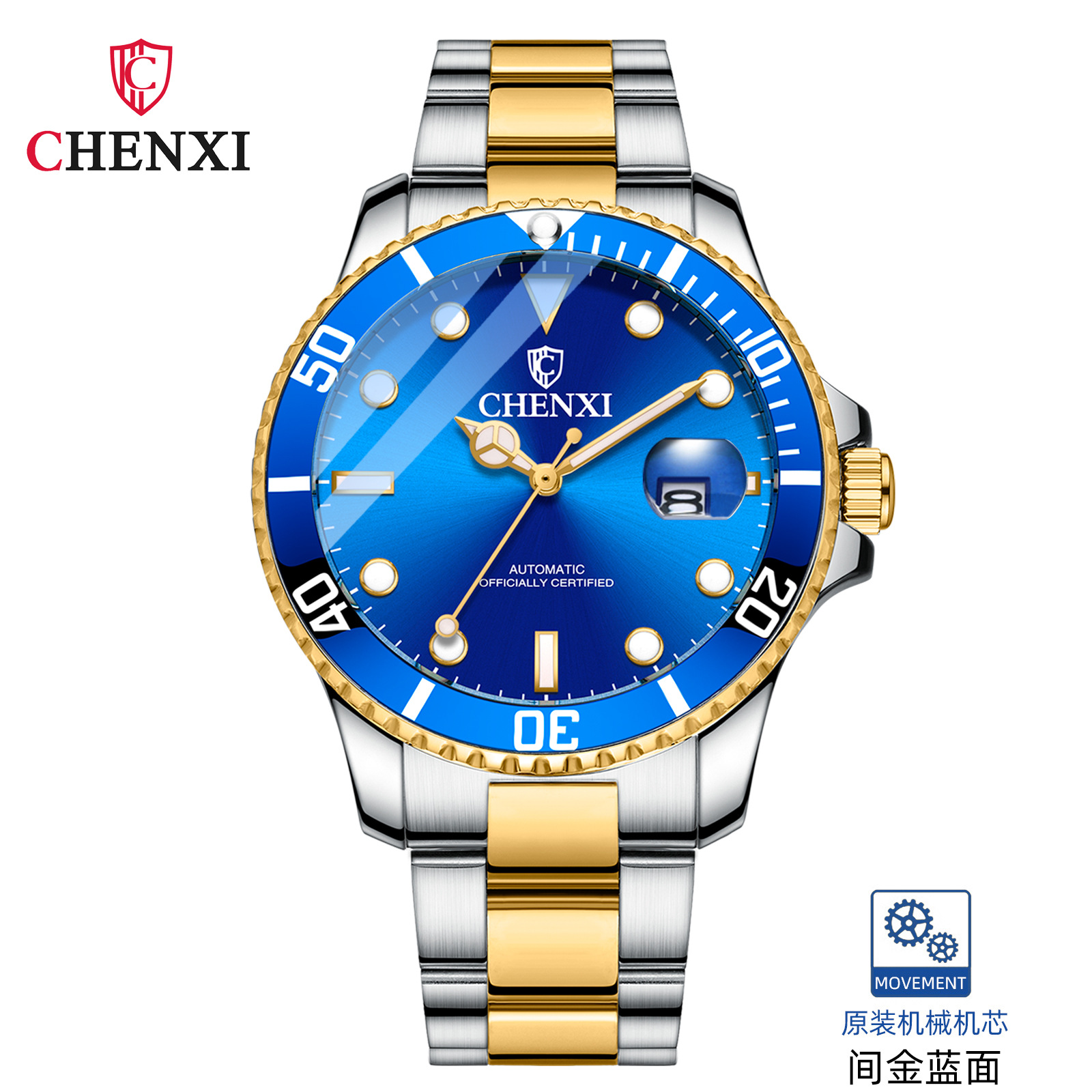 B7186 1000K ĐỒNG HỒ NAM GUATDAG QUAI HỢP KIM MÁY CƠ ĐỒNG HỒ PHỤ KIỆN NAM G03 SẢN PHẨM MỚI