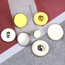 塑料平面圆形高脚纽扣时尚简约衬衫西装外套服装袖口装饰纽扣