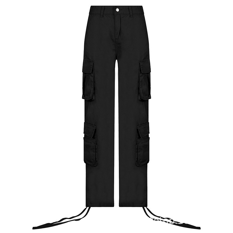 American Street overol verano de las mujeres 2022 transfronteriza europea y americana Vibe estilo nuevo funcional sueltos pantalones casuales mujeres