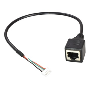 PH2.0-4pin�g���ɫ�����DRJ45�W�jĸ�^�D�Ӿ�4P�����|������4о