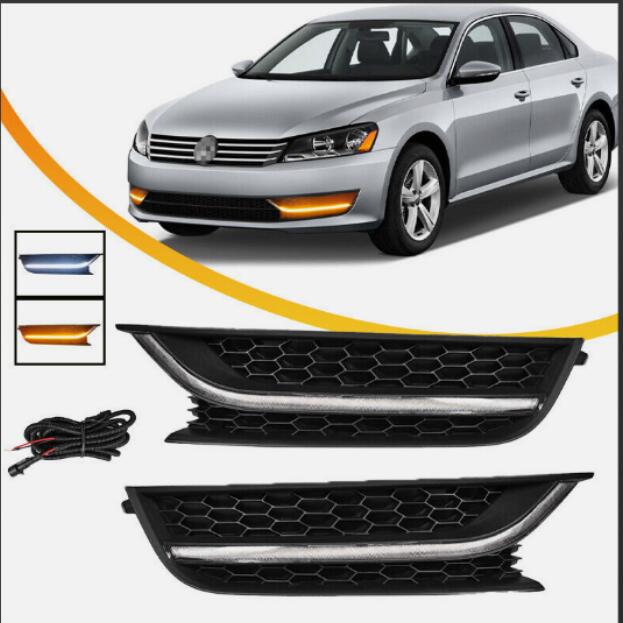 Aplicable a 11-12-15 Volkswagen Passat LED Luz de marcha diurna luz antiniebla Luz de marcha diurna LED modificada