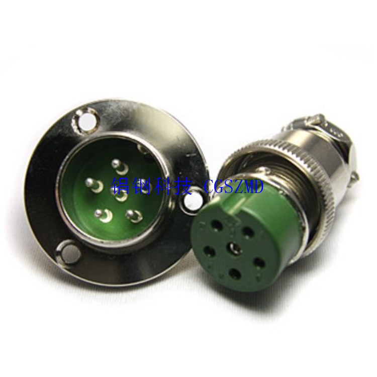 25MM GX���ղ�ͷ 2~10оԲ�β���16G waterproof copper socket