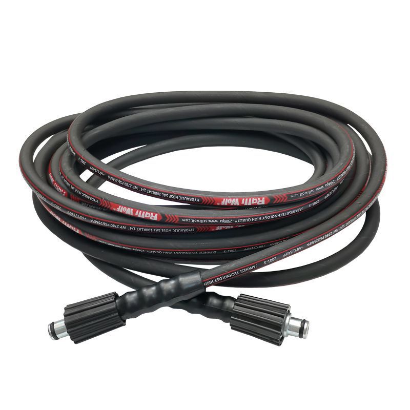 洗车机钢丝管高压防爆钢丝出水管280/380黑猫清洗机刷车水枪直销