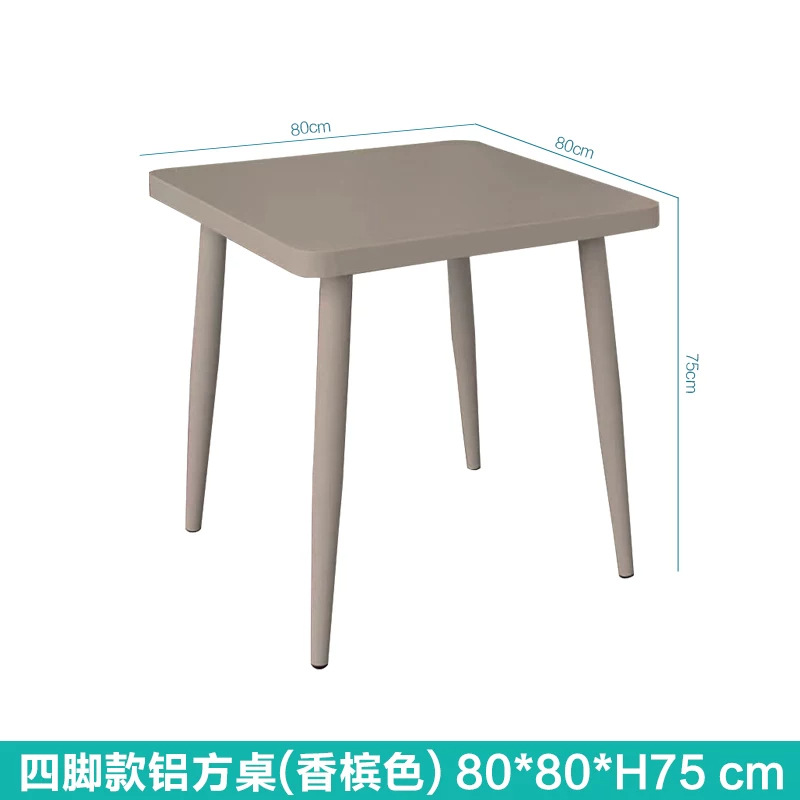 Mesa y silla al aire libre patio villa ocio balcón al aire libre silla de caña red impermeable protección solar jardín combinación de mesa y silla al aire libre