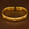 Gold [Five Blessings and Good Luck] Bracelet