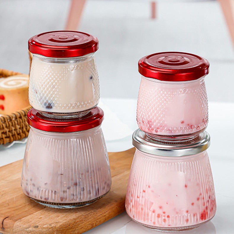 鲜炖燕窝鱼胶密封玻璃瓶花胶奶冻分装瓶子可蒸煮玻璃罐炖 品瓶批