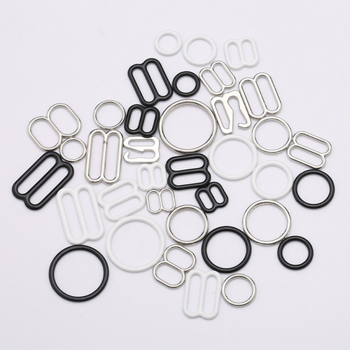 Underwear shoulder strap invisible adjustment buckle metal 0-shaped 8-shaped 9-shaped day-shaped clasp bra strap lengthening/shortening accessory parts