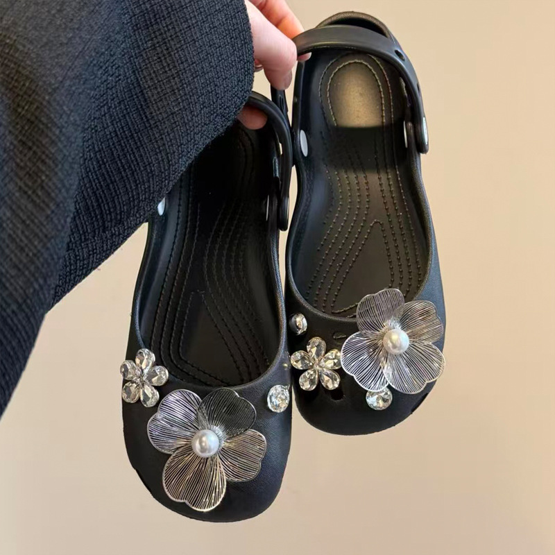 2026 Model Floral Rhinestone Ballet Clog Shoe Accessories Shoe Flower Buckle Accessories Mary Jane Shoe Buckle DIY Shoe Buckle