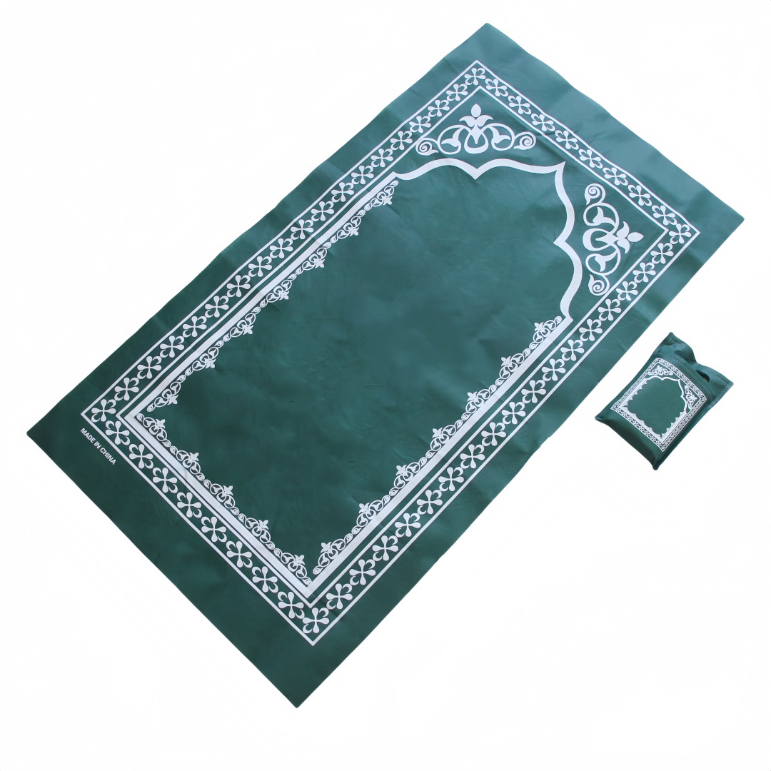 108*68无纺布毯子 便携式一次性旅行毯prayer mat with compass-阿里巴巴