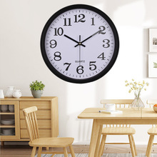 静音钟表时尚简约创意挂钟家用客厅挂表石英钟时尚现代时钟表圆形