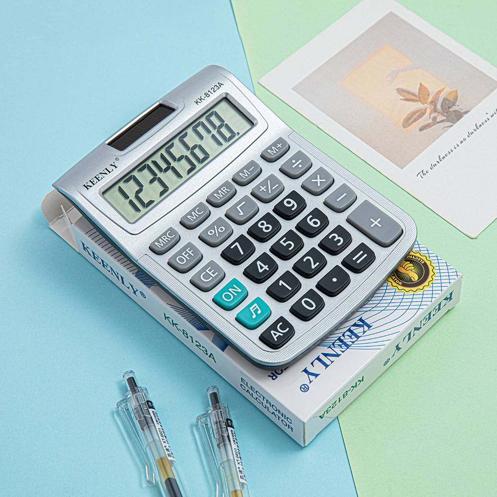 Oficina de contabilidad financiera de 12 dígitos Calculadora de pantalla grande simple portátil suministro directo de fábrica al por mayor