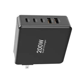 200W氮化镓GaN超级快充充电头USB C PD充电器适用笔记本电脑手机