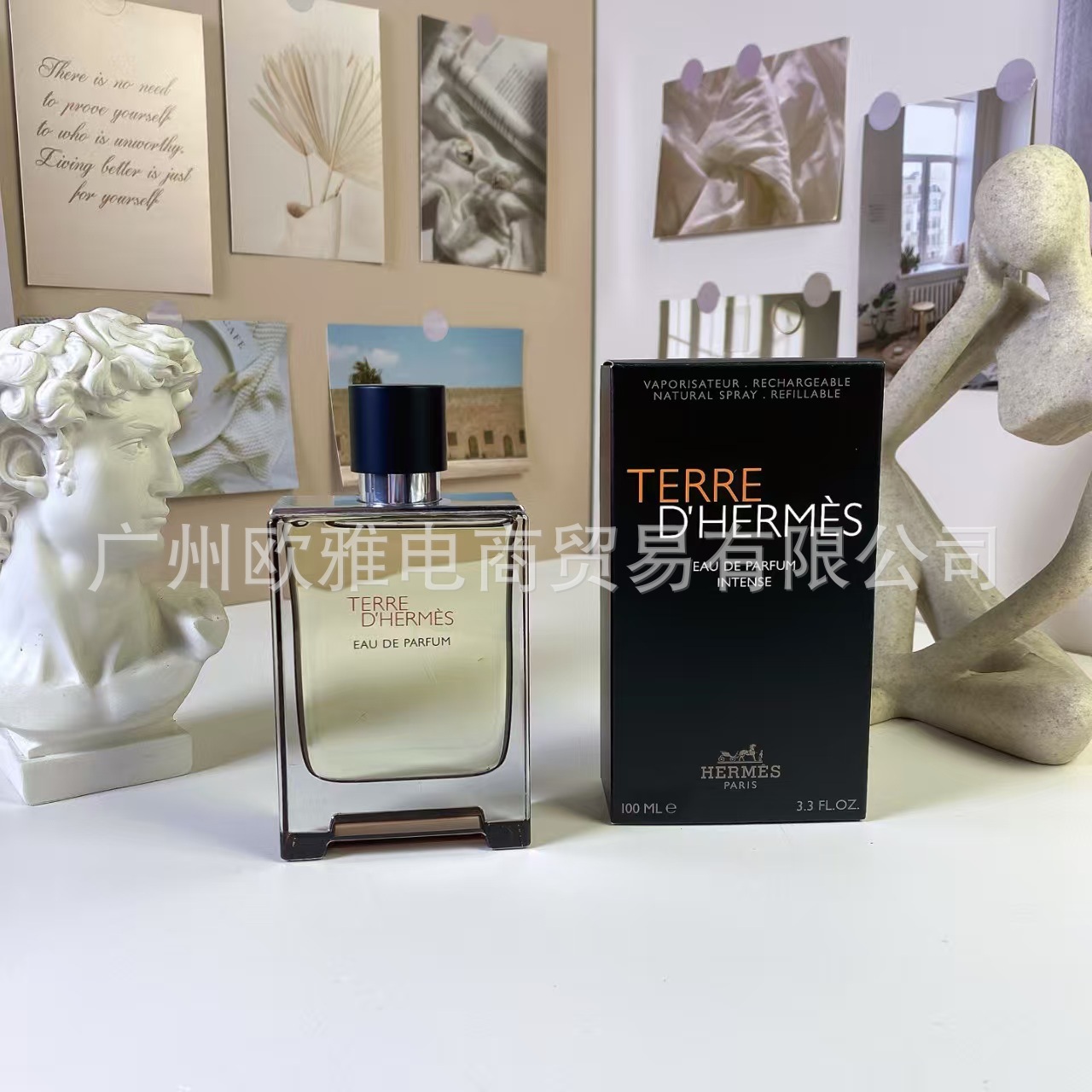 Perfume azul de marca, encuentro verdadero, desierto, ébano, amor, pecado, amor, hombre, Napoleón, cariño 100ML