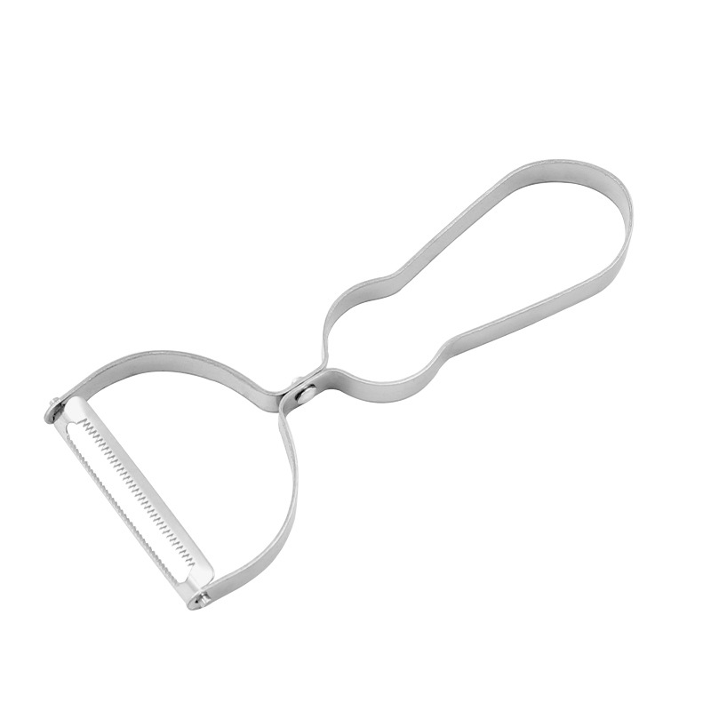 Acero inoxidable pelador fruta multifunción cocina melón y fruta cepilladora raspador pelador