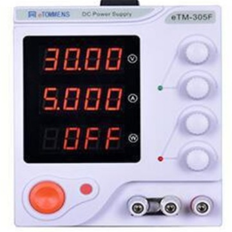 同门电源eTM-605DP可编程线性稳压电源60V连续可调四位显连电脑