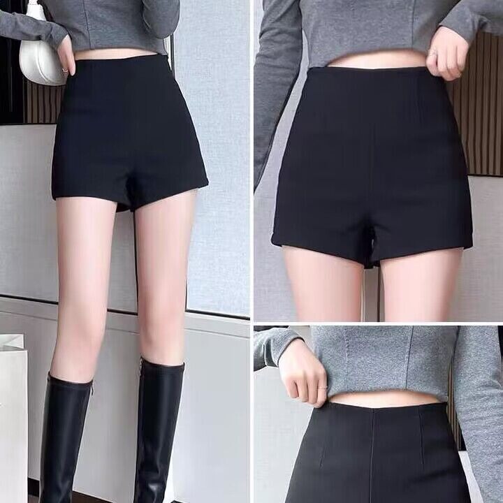 Suit shorts women's new A- line shorts yoga dancing sexy sheath slim fit micro elastic shorts ins sports boots pants