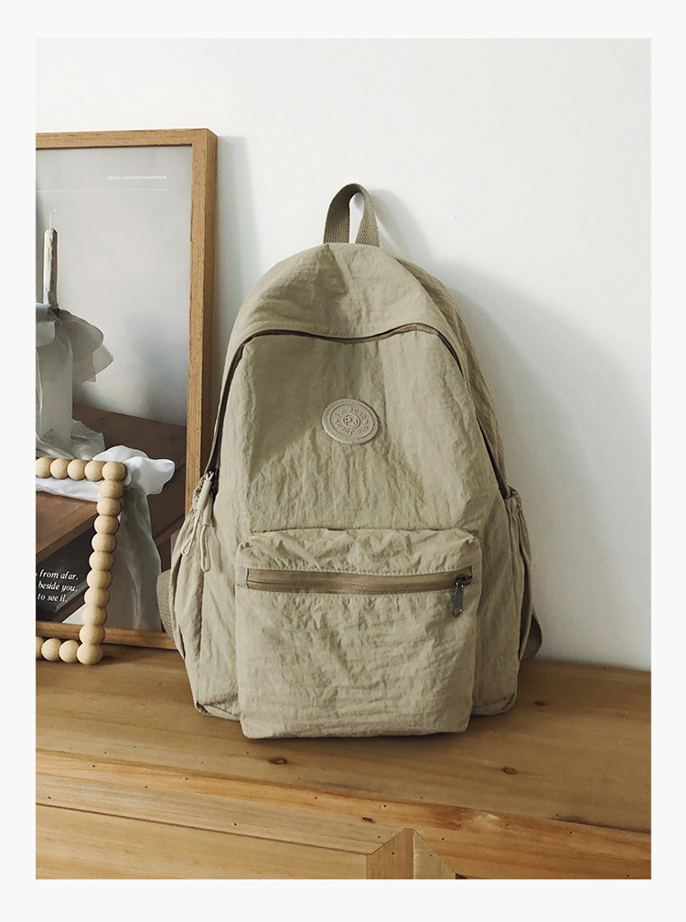 2024 Bergsteiger Reise Neuer koreanischer Stil Schulrucksack Schüler Rucksack Gymnasialschüler Mittelschüler Einfarbiger einfacher Rucksack