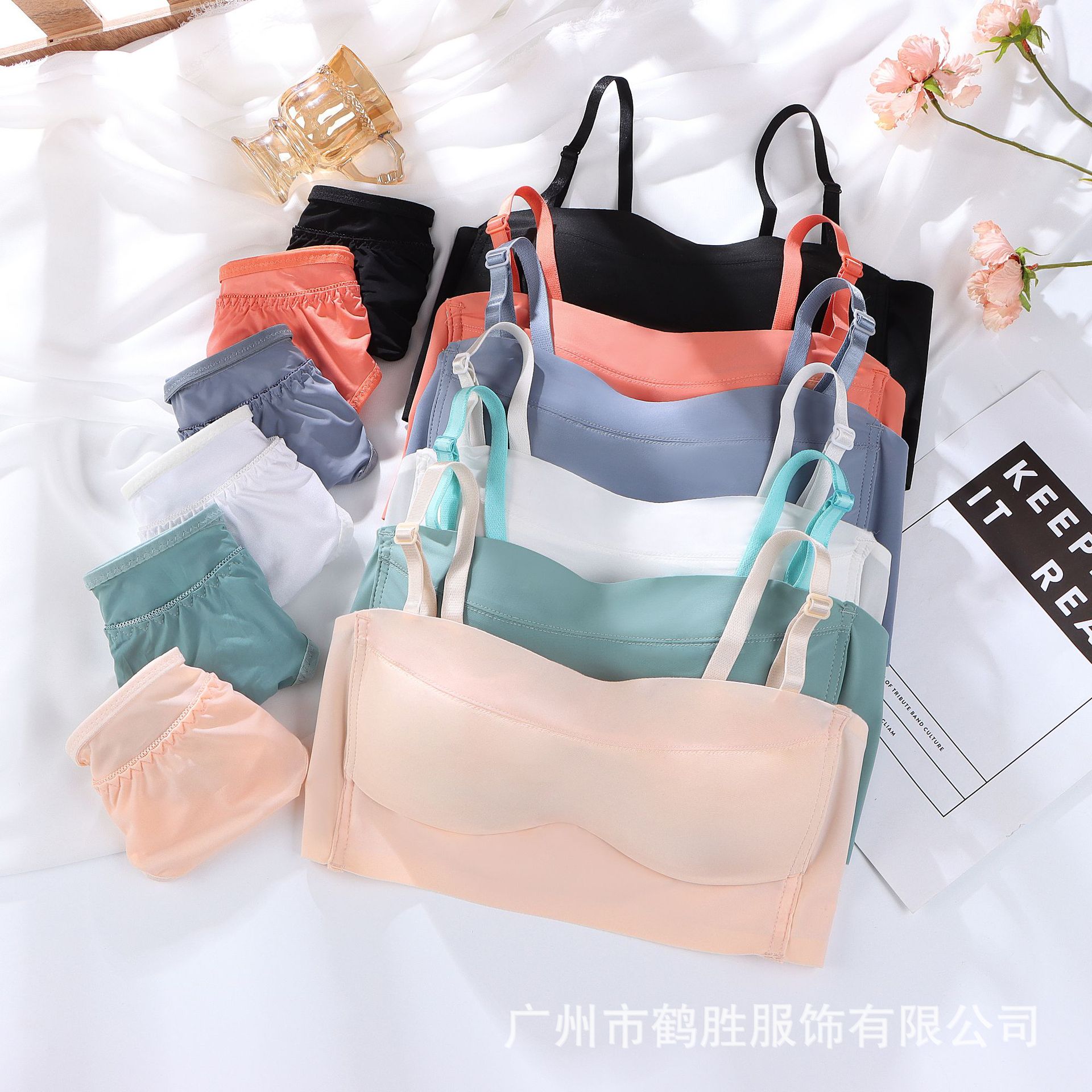 Venta directa de fábrica comercio electrónico transfronterizo Sudeste de Asia Vietnam Tailandia damas sin costuras sujetador de recogida lateral cómodo