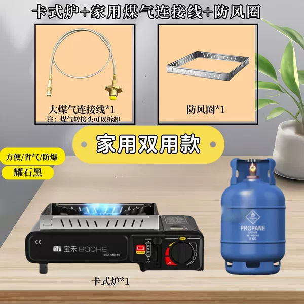 External Cassette Furnace Extension Cable [0 Explosion Proof] - Universal Style [1.5 Meter External Cable] + Windproof Ring