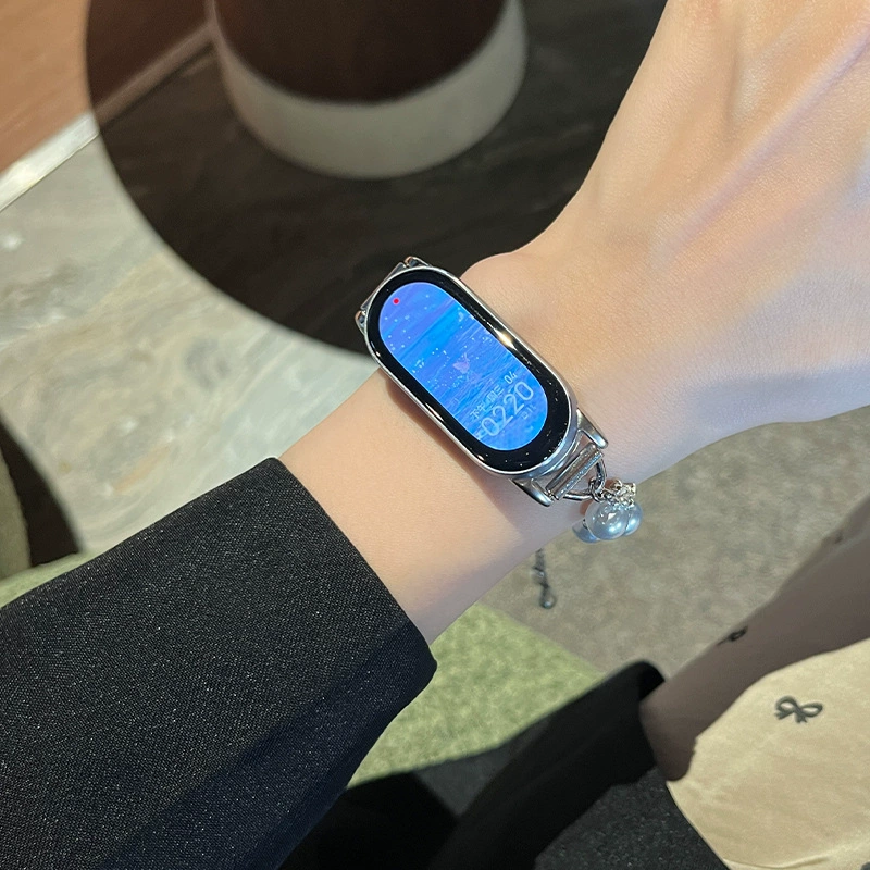 Ремешок для часов, заменяемая бусинная цепочка жемчужное браслет, NFC