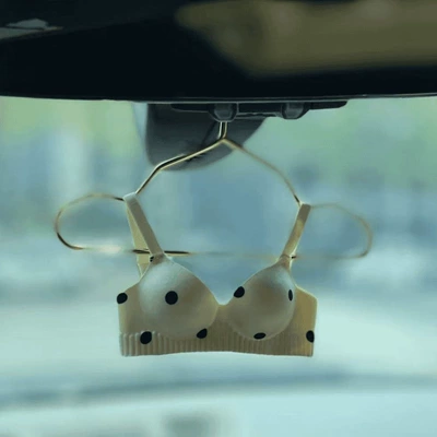 Car Hanging | Car hanging - small-black-dot-underwear-pendant-hanger