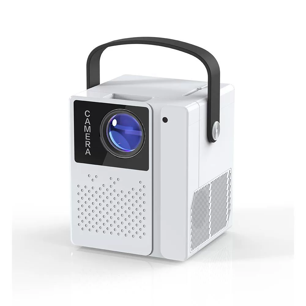Handheld Projector (T2Pro) Portable Wi‑Fi Mini Projector, Android/iOS Screen Share, 22×16×20 cm