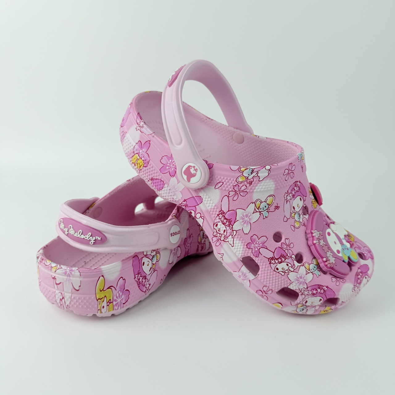 Pokémon original Melody Sanrio Piggy Page zapatos de playa para niños bolsas de cabeza agujero zapatos al por mayor image 3