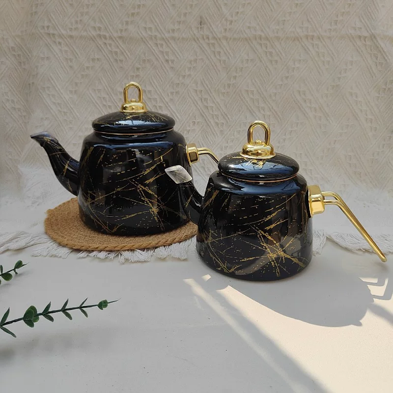 Чайник, молочный чай, чайный набор, вместительный кофейник
