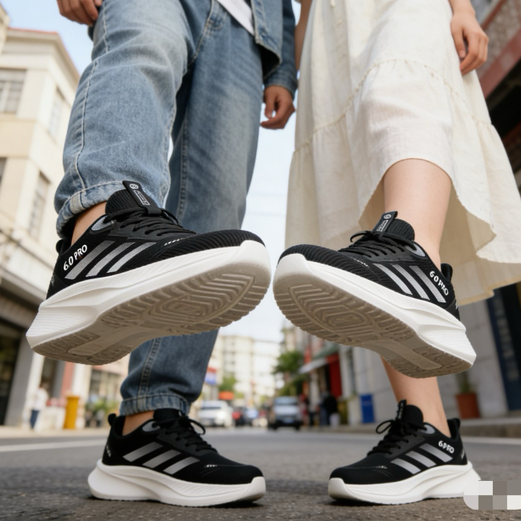 ¡Fácil de usar y estilo! Zapatos de pareja de malla transpirables, cómodos y versátiles, zapatos de moda casuales para hombres y mujeres, talla 36 a 43