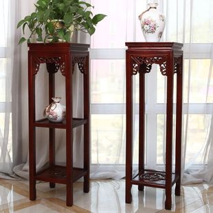 New Product Source Flower Stand Solid Wood Home Living Room Single Elm Antique Storage Chinese Style Indoor Balcony Pothos