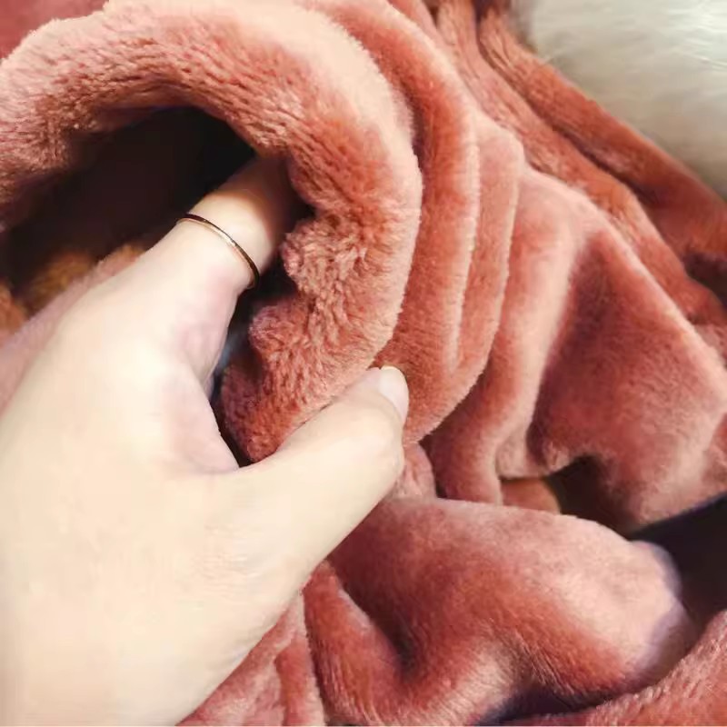 Pantalones de pijama de lana de coral grueso para mujeres Otoño e Invierno Nuevos pantalones sueltos ropa exterior pantalones cálidos pantalones cómodos pantalones perezosos en casa