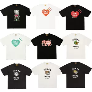 เสื้อยืดคอกลม ผ้าฝ้ายไผ่ ทรงหลวม ลายการ์ตูนสัตว์ พิมพ์ลายสไตล์ญี่ปุ่น รุ่นใหม่ นำเข้าจากต่างประเทศ