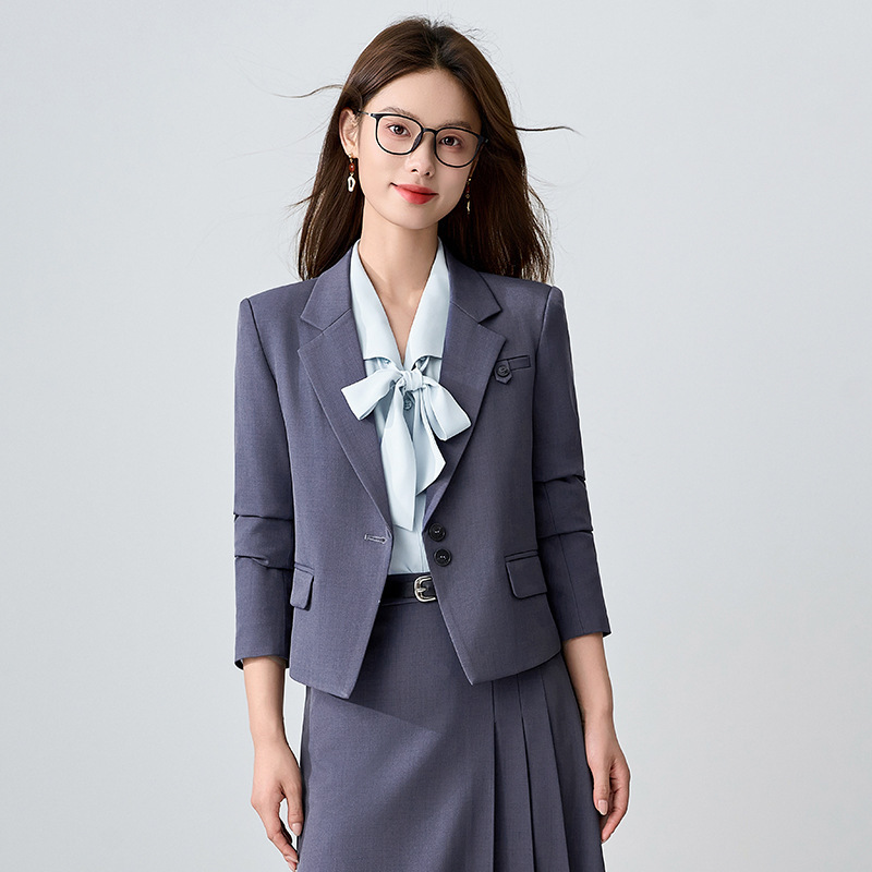 伯德小姐面试西装外套女职业正装通勤职场教师穿搭小个子西服套装|undefined