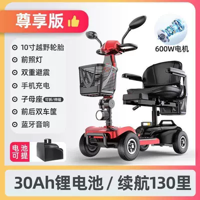 Mobility Aid for Disabled People | Qatlanan elektrik velosipedlər - high-end-double-seater-30ah-lithium-battery-approx-130-miles-range-dual-suspension
