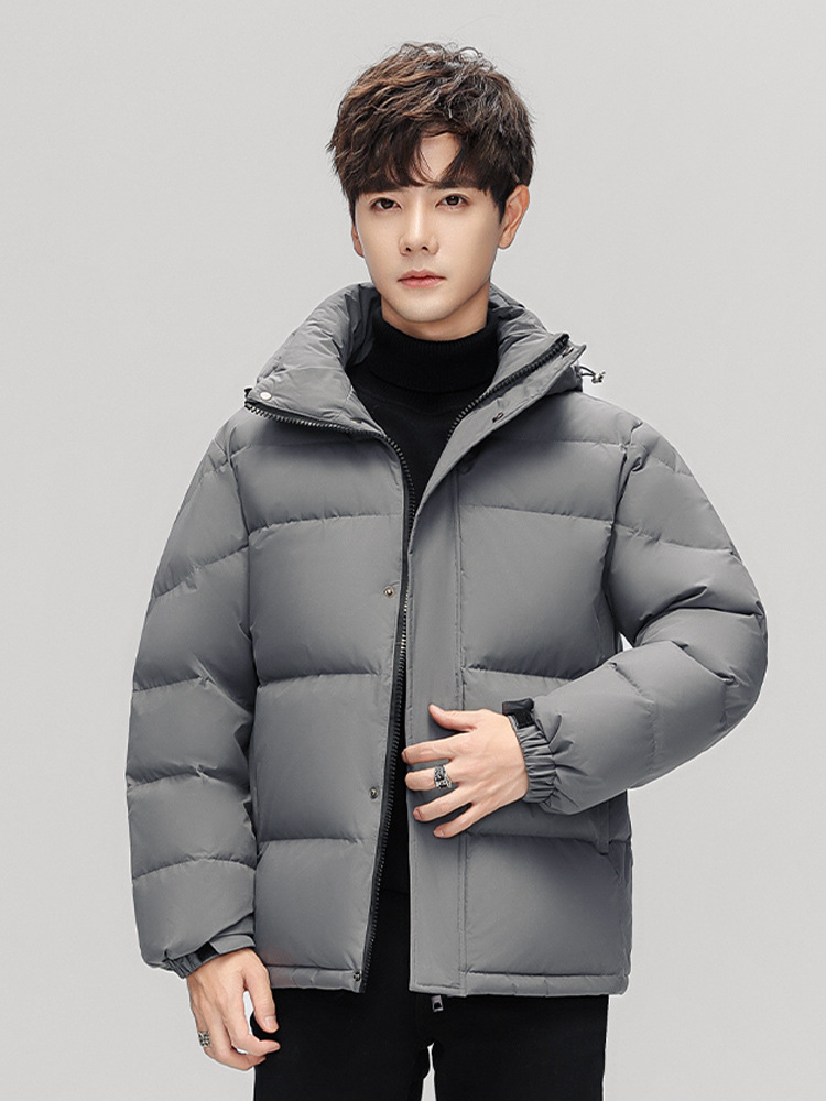 2023 nuevos hombres abajo chaqueta invierno estilo coreano moda pato blanco abajo a prueba de frío ropa de abrigo hombres y mujeres abrigo de invierno