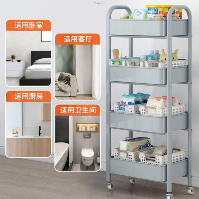 美容院专用小推车美容车三层理发店美发美甲手推工具车收纳置物架|undefined