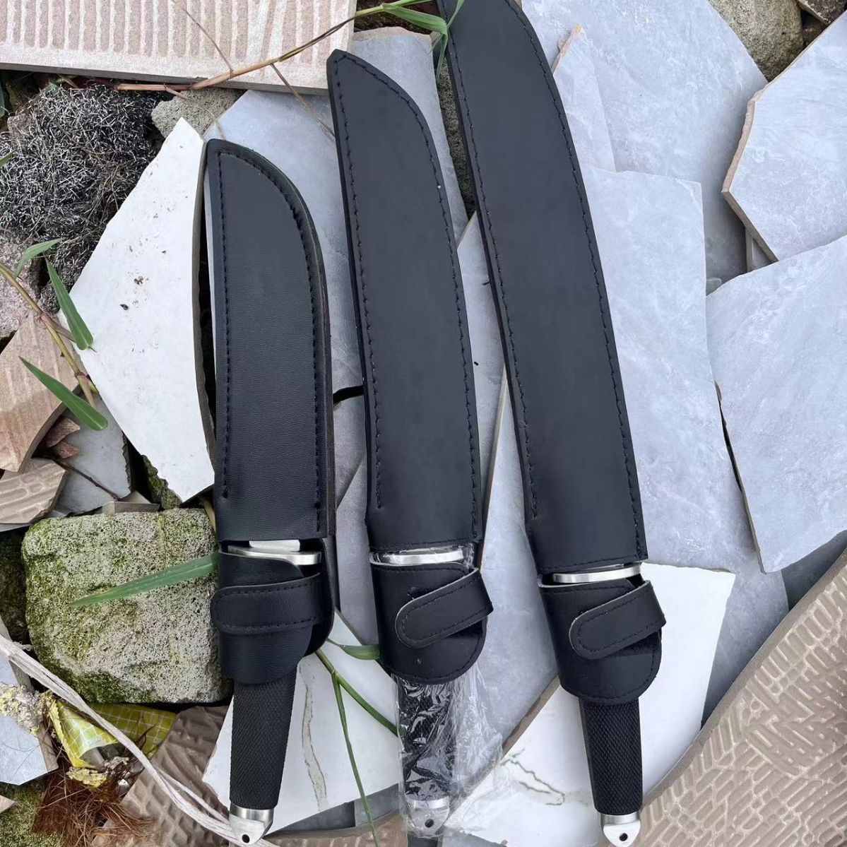 三美美式户外野营多用户外刀小直刀三美款式随身便捷野营刀具收藏