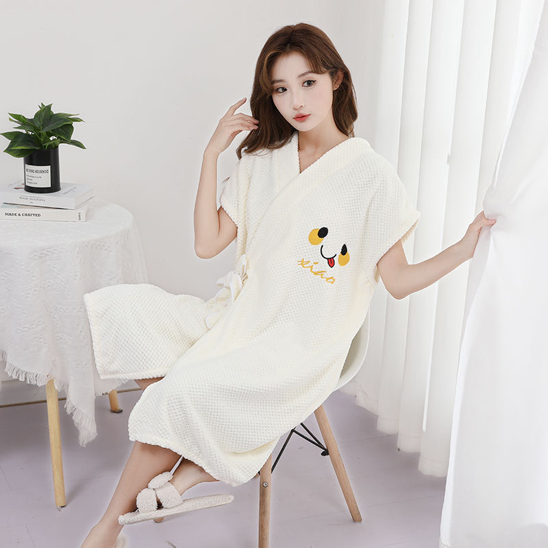 민소매 스트랩 스마일 자수 [오프화이트]