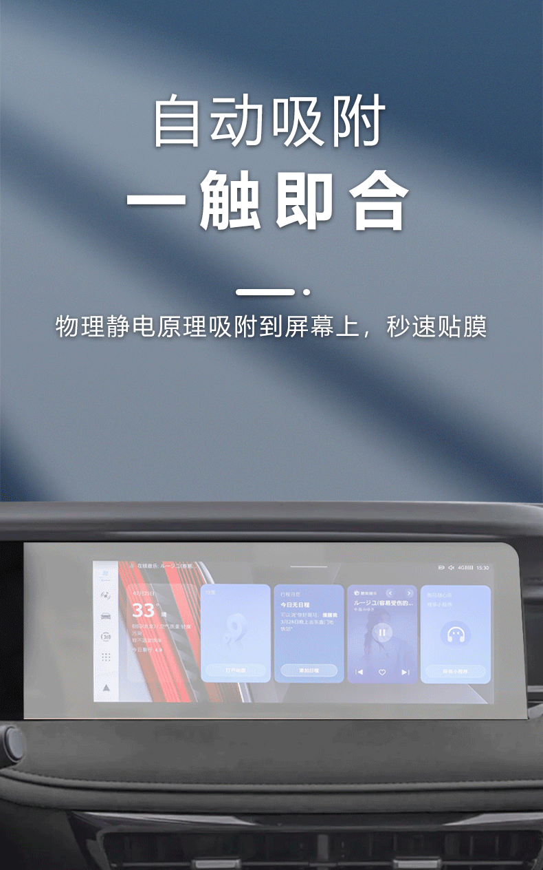 Changan Auchan X5plus Special Central Control Film Auchan Car Navigation Screen Protection Tempered Film Modification Supplies