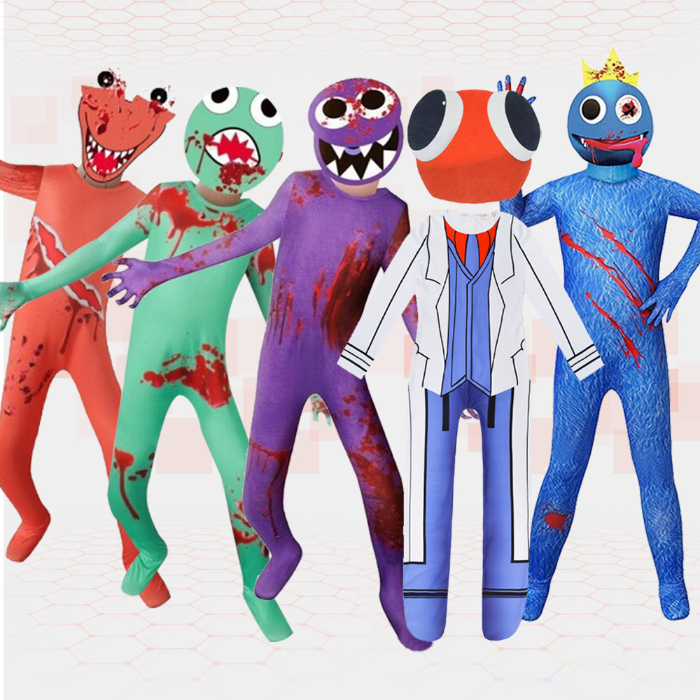 ROBLOX game Halloween costume ROBLOX game bodysuit Rainbow Friends