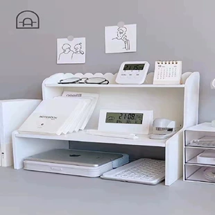Desktop Organizer (INS Wind) A38, double-layer shelf — compact desk & dorm storage, 3 sizes