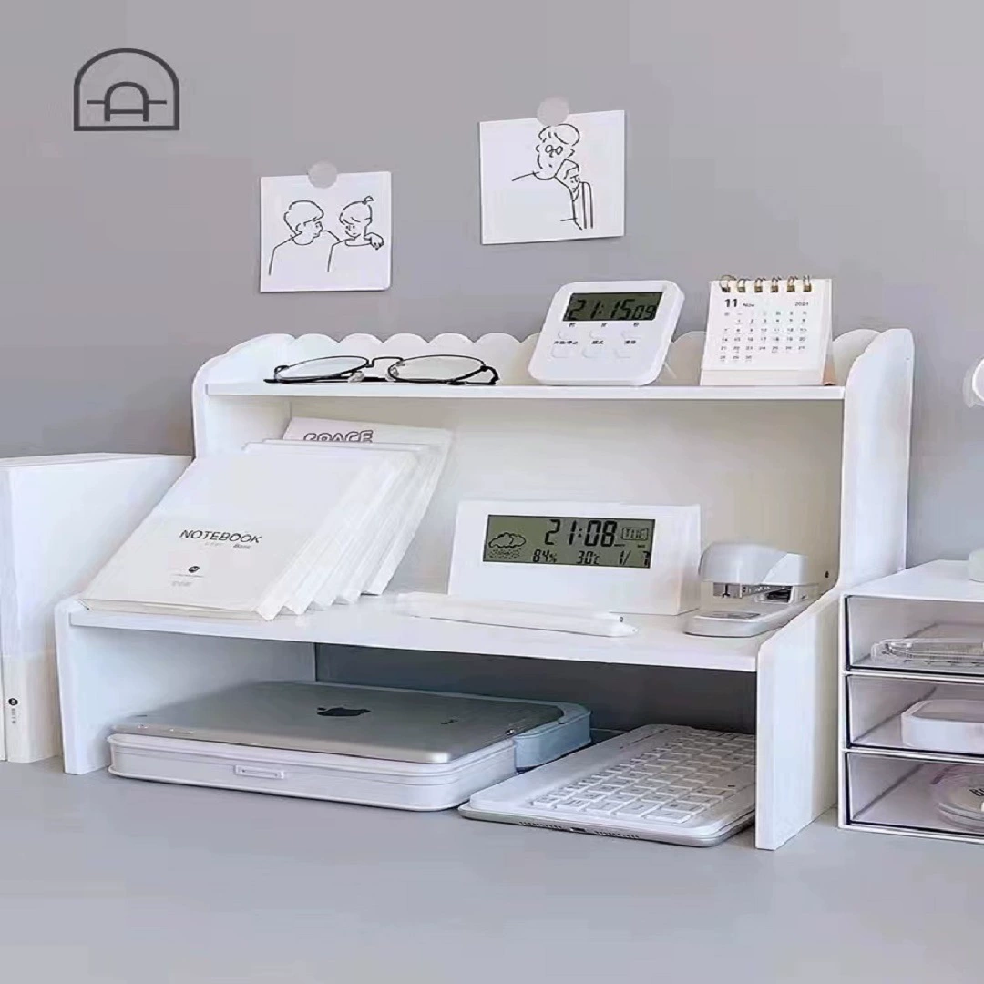 Desktop Organizer (INS Wind) A38, double-layer shelf — compact desk & dorm storage, 3 sizes