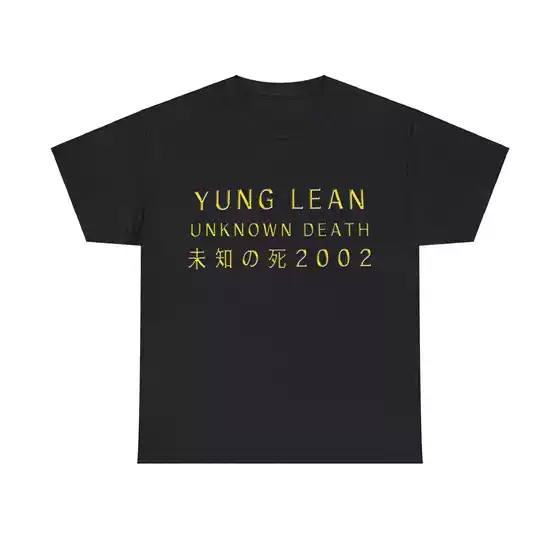 Yung Lean Unknown Death 2002 Album Tour Merch t Shirt