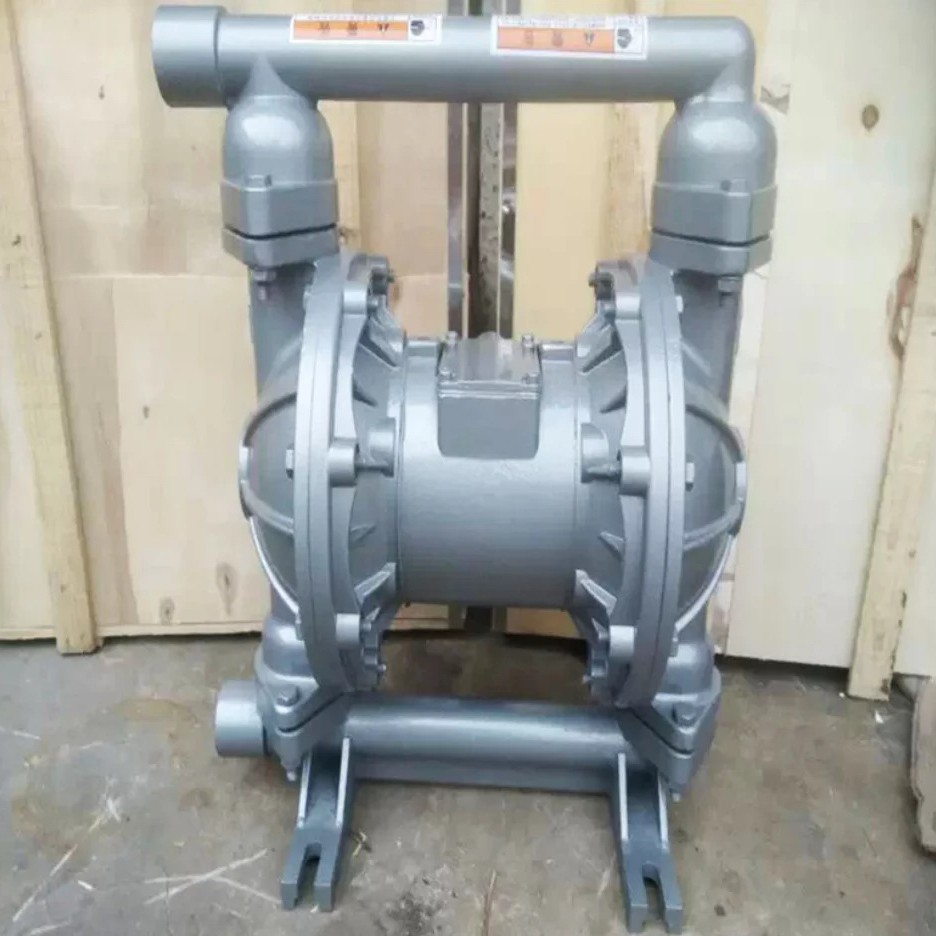 QBK-40气动隔膜泵 铝合金耐高压无堵塞污水污泥输送双隔膜空气泵