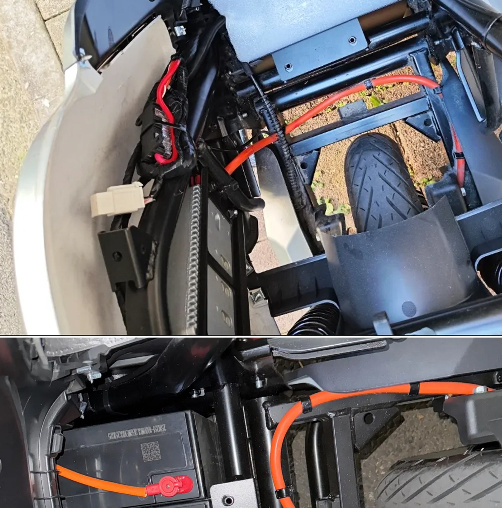 Electric Vehicle Battery Compartment Fender Suitable for Mavericks Nt/Nlt Water Barrier Anti-Rust Water Barrier Mud Modification Accessories