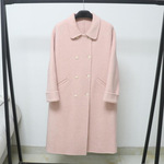 双面羊毛呢子大衣女2025冬季新款高级感双排扣中长款羊毛呢外套